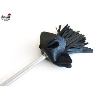 BravoStick Protea - silver shaft/black tassels