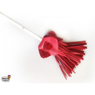 BravoStick Protea - white shaft/red tassels