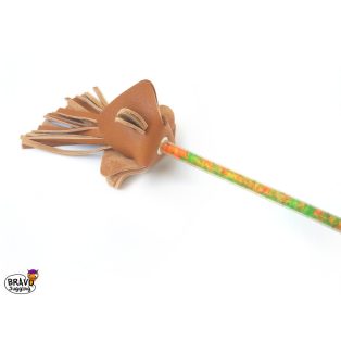 BravoStick Protea - UV marble shaft / brown tassels