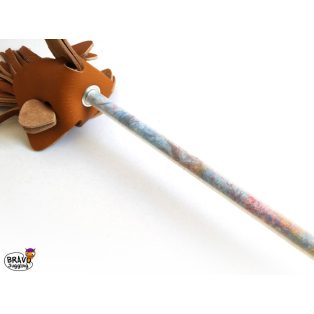 BravoStick Protea - colorful shaft / brown tassels