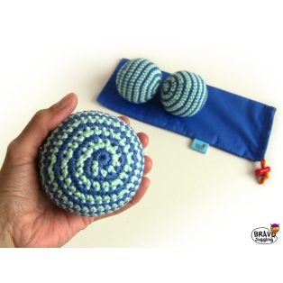 Bravo BigBalls (set of 3) - blue