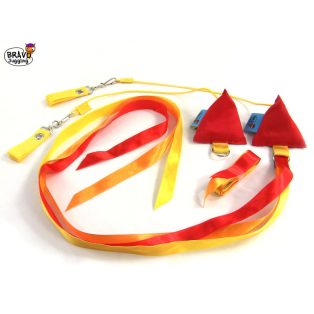 Bravo Ribbon Poi - red