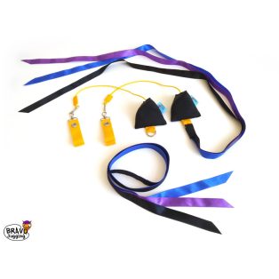 Bravo Ribbon Poi - black
