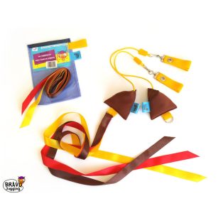 Bravo Ribbon Poi - brown