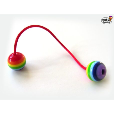 Bravo FingerPoi Begleri - rainbow stripes
