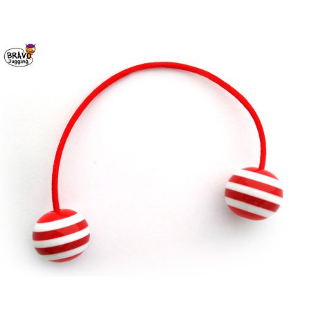 Bravo FingerPoi Begleri - red-white stripes