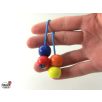 Bravo FingerPoi Begleri - wooden double colorful