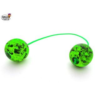 Bravo FingerPoi Begleri Pro - Punky UV green dragon